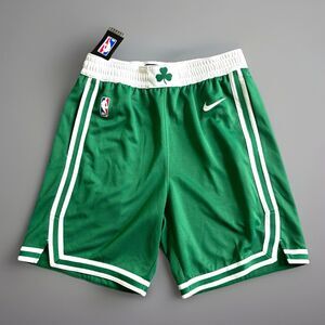 Boston Celtics Nike NBA Authentics Dri Fit ADV Game Shorts Men's Size 34 NEW